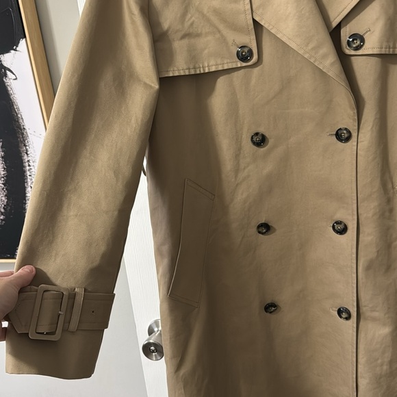Mango Tan Trench Coat with Classic Design - Picture 3 of 6